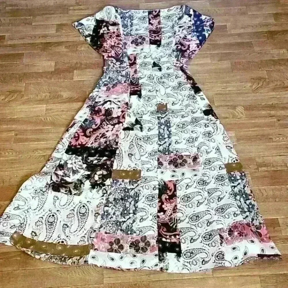 Zara Lightweight Mix Print Dress - Picture 5 of 5